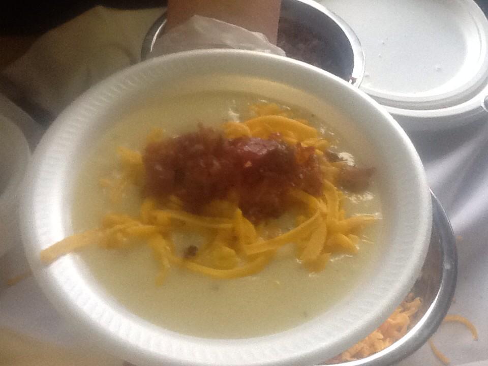 WMU_AD's tweet image. Famous Idaho Potato Bowl Soup. Treating us elite In Boise! Join me@BeauregardKathy new account!