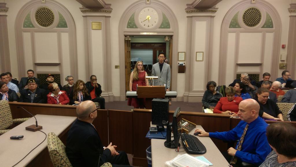 SilvaForMayor's tweet photo. Great performance by 2 members of the Lincoln High School Choir last night at City Council. #Stockton http://t.co/GpSKsinwIL