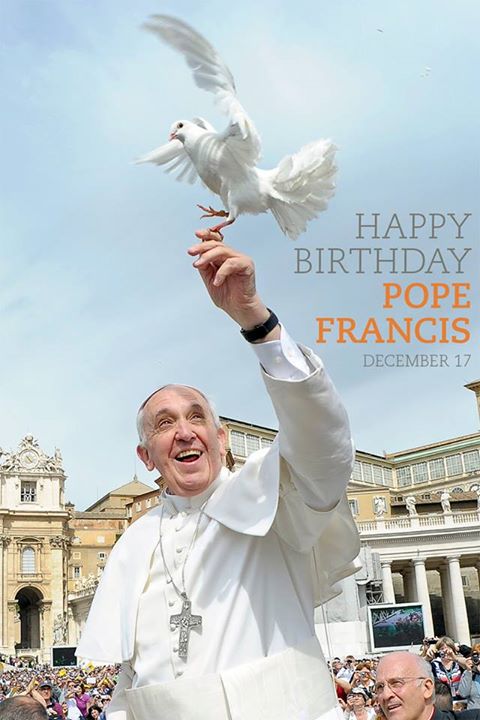 Happy 78th Birthday to our Holy Father Pope Francis! Keep him in your prayers on his special day today! 