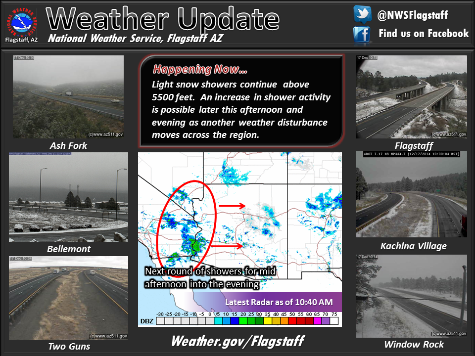 1045am: Here's a radar update along with some webcam views from around the region. #azwx