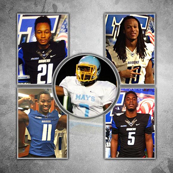 MTAthletics's tweet photo. .@MT_FB adds five mid-term signees today. Found out a little about each new Blue Raider here: http://t.co/aVMvmFwALc http://t.co/tUlzW4mfdP
