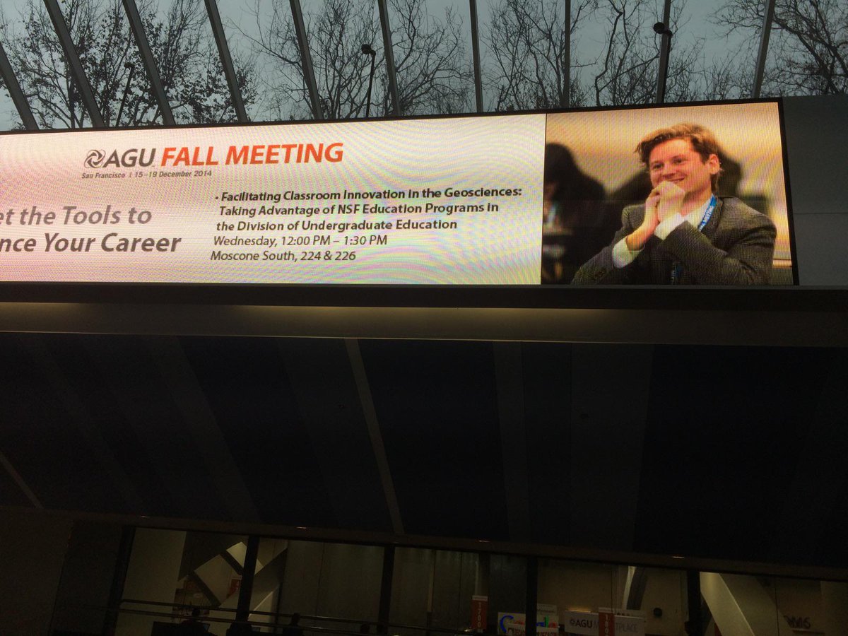 Look! I appeared at AGU after all and more visibly than ever!
#AGU14