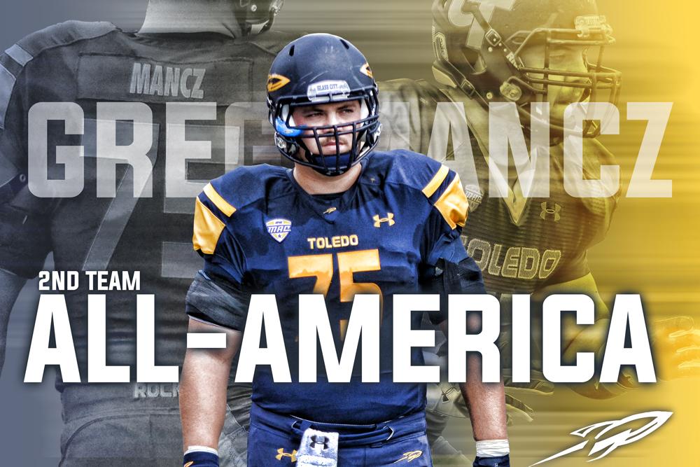 ToledoFB's tweet photo. @GregMancz named Second Team All-America by the Football Writers Association of America! #GoRockets #AllAmerican http://t.co/XIuQpWULHe