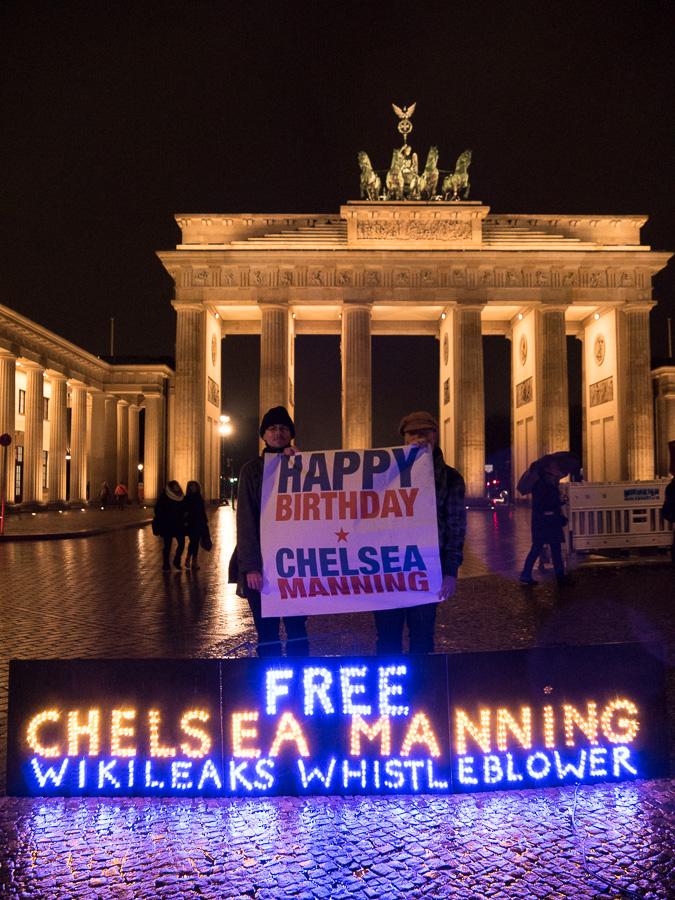 Happy Birthday dear Chelsea Manning Dec17 2014 from Hamburg Germany   