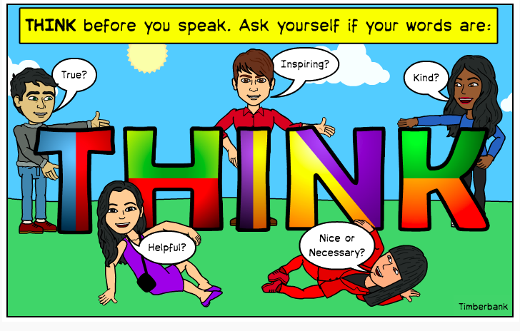 Picsined's tweet photo. THINK about your words http://t.co/hZQBAHtlFM