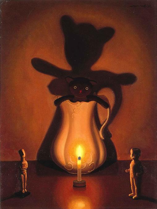中村圭吾 サイン アート Living with light & shadow 個展のおしらせ「中村圭吾絵画展 光と影の世界」 2014年12月18日（木