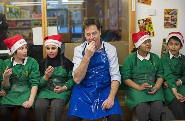 SaffronKim's tweet image. “@BarneyGuiton: This is probably the saddest picture of Nick Clegg I've ever seen (via @HuffPostUKPol) http://t.co/riDE5NUXv3” #BillyNoMates