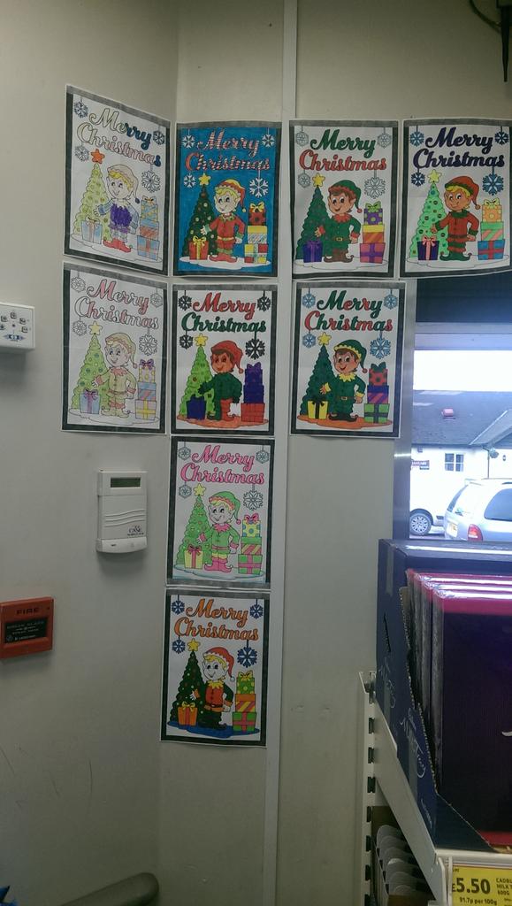 2657Exp's tweet photo. Some of the lovely pictures the children have done for our christmas competition http://t.co/bKlau6BDyT