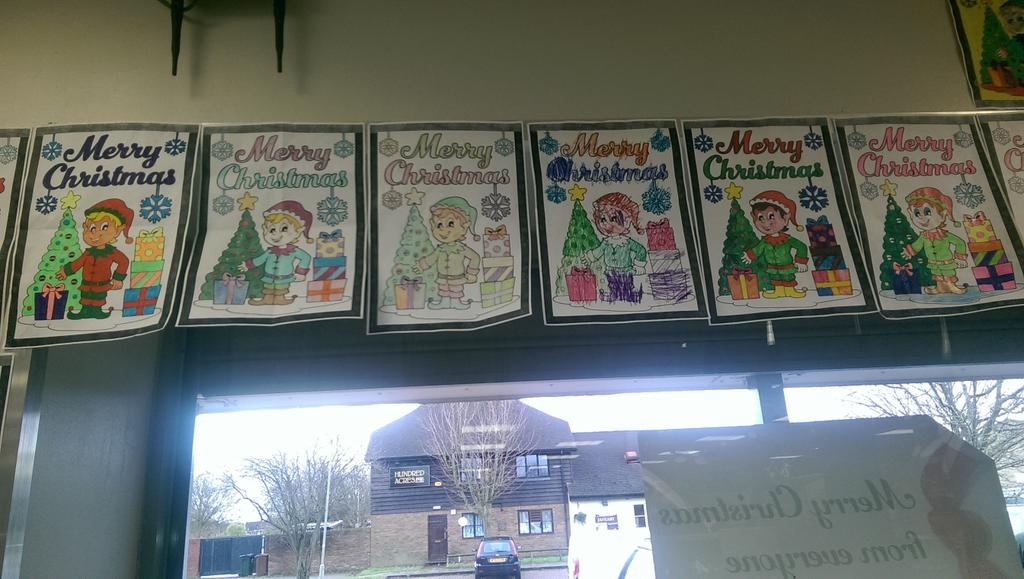 Some of the lovely pictures the children have done for our christmas competition