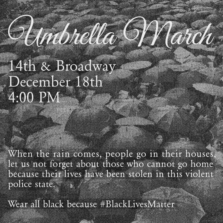 Umbrella March: #BlackLivesMatter @ Oscar Grant Plaza | Oakland | California | United States