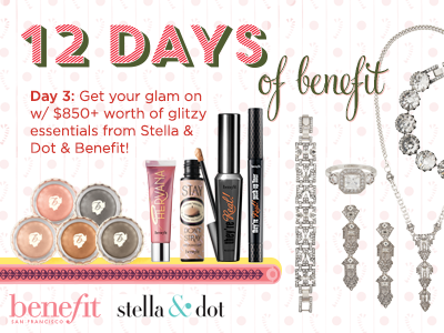 BenefitBeauty's tweet photo. Follow &amp; RT @BenefitBeauty &amp; @StellaDot to WIN $850+ in beauty &amp; bling! #12daysofbenefit http://t.co/lyoNAE3yV2 http://t.co/iOErnVGnst