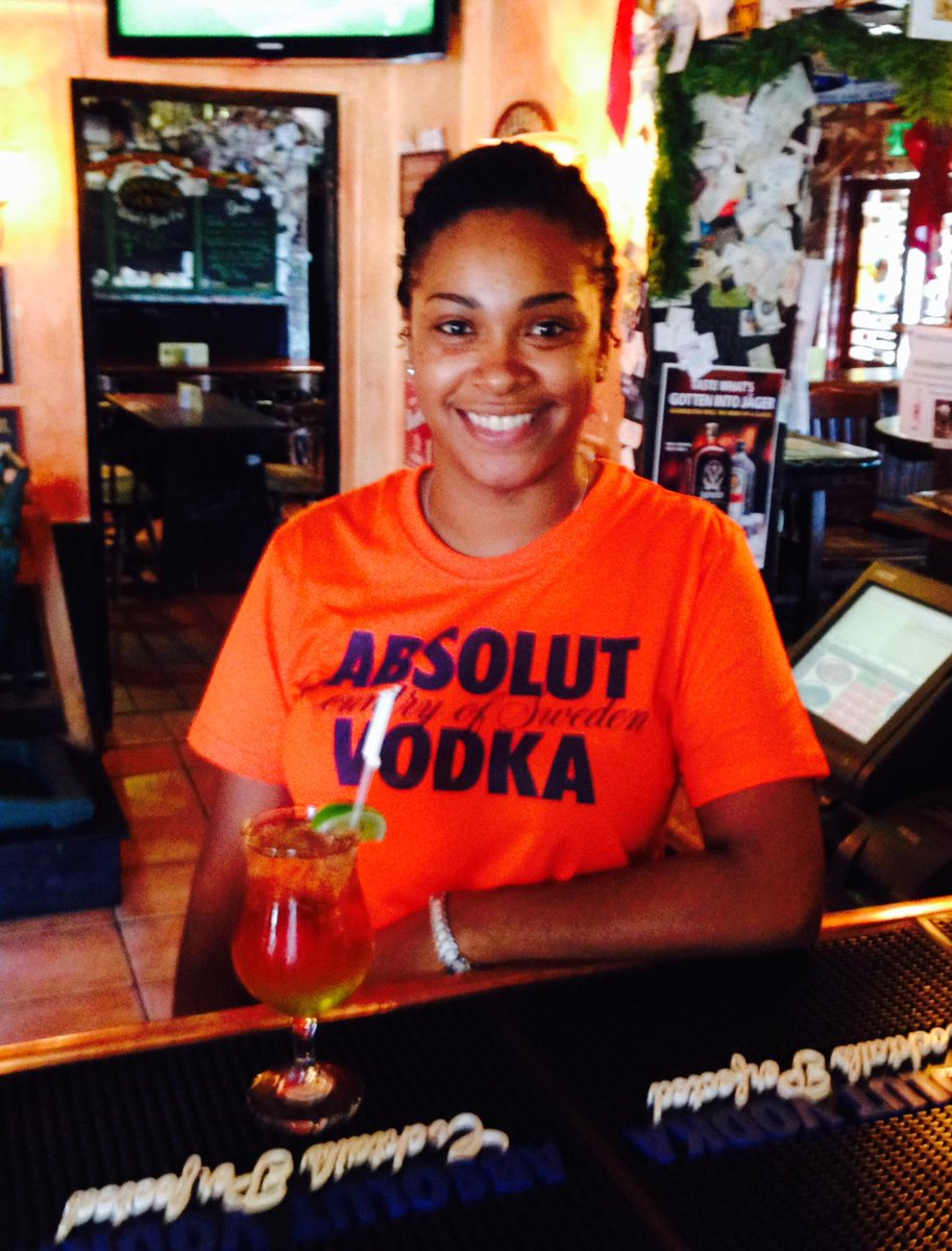 SwizzleInn's tweet photo. ABSOLUT-LY Lovely! Master Mixologist Skillz and her most recent creation...The Absolut Rainbow Critter. http://t.co/Il8kp1RW6L