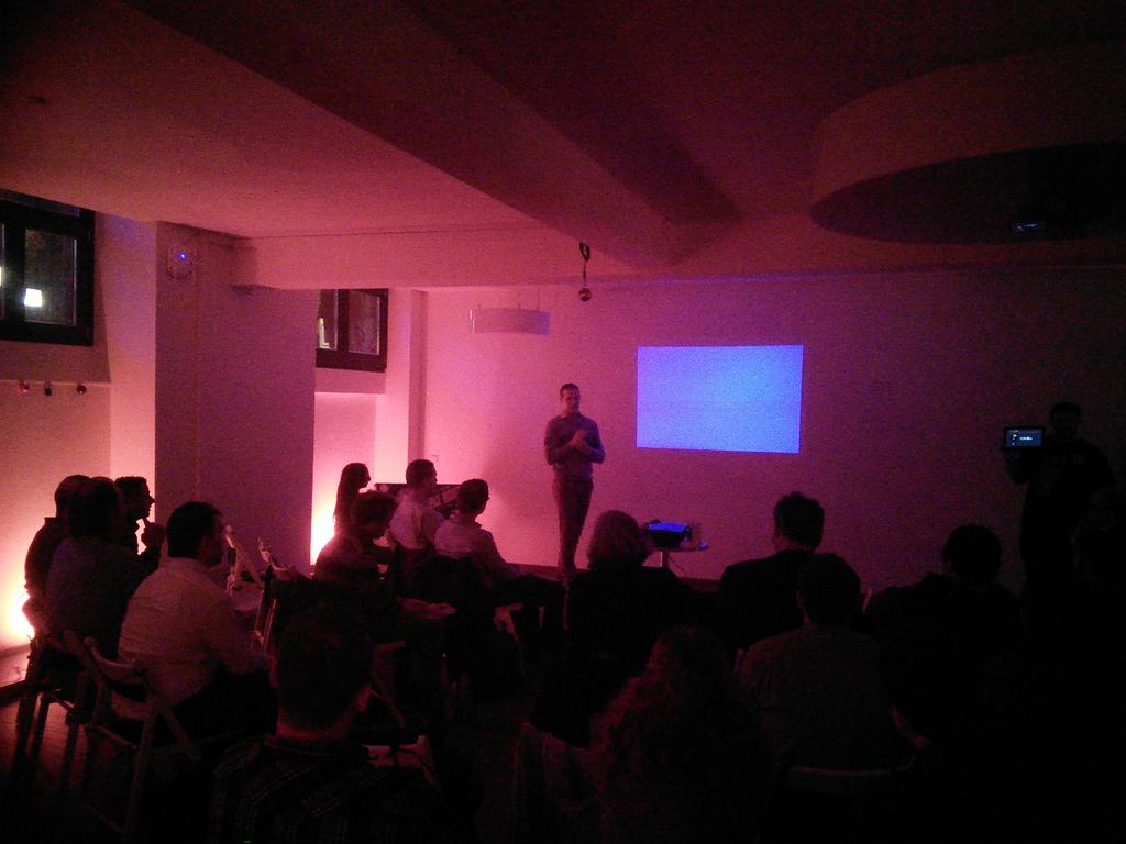 startupradioDE's tweet photo. Pitch for new 'adult toy' remote controlled from a smart phone :-D Is there a market? #ftffm http://t.co/vC81un04vz