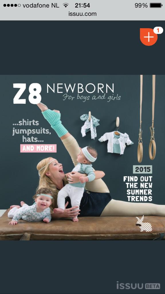 Ons fotomoddeletje Noa staat in de nieuwe brochure van <a href="/Z8wear/">Z8</a> New Born  bit.ly/1J4bBEB op P.1,4,11 en 16.