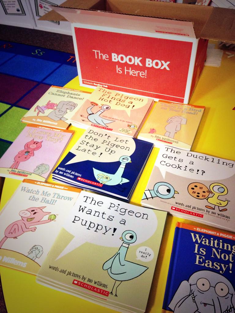 MsArnold3rdGr's tweet photo. My Christmas presents arrived for the class! #thebookbox #shhhhh @The_Pigeon @Scholastic http://t.co/uDcyWUGwWg