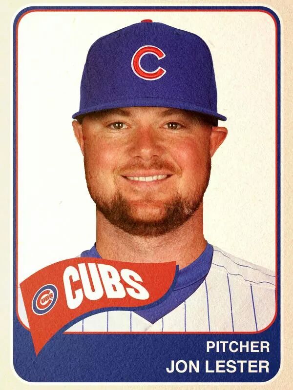 Chizzle22's tweet photo. @JLester31 you look great in Cubbie blue :) #GoCubsGo http://t.co/3AzPduceaF