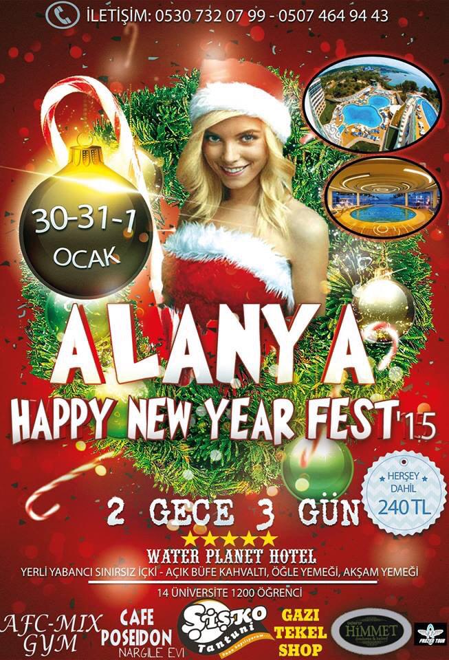 ForumToros's tweet photo. TOROS ÜNİVERSİTESİ ALANYA HAPPY NEW YEAR FEST 15' | 30-31 New Year 1 | 2 Gece 3 Gün | Water Planet Hotel | 240 ₺ http://t.co/WrYCPgffZT