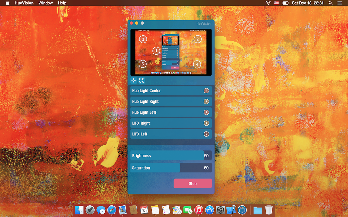 HueVision tweet media