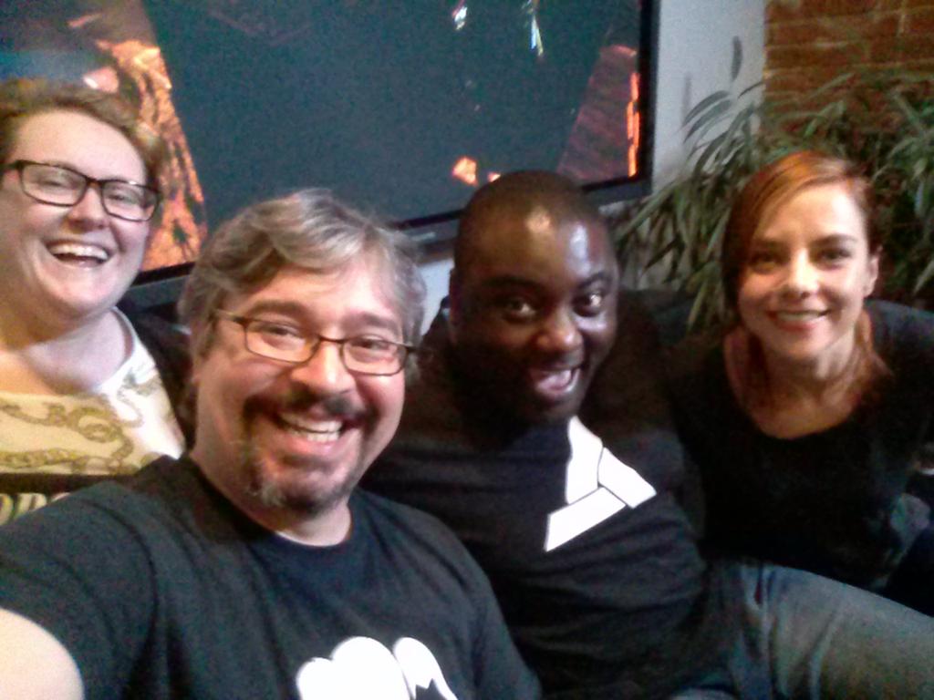 assassinscreed's tweet photo. Thanks for watching our #TemplarsOrder livestream! Great time with @Valskuiken @macgillivray51 @EscoBlades @UbiGabe http://t.co/YuvIqWe7zw