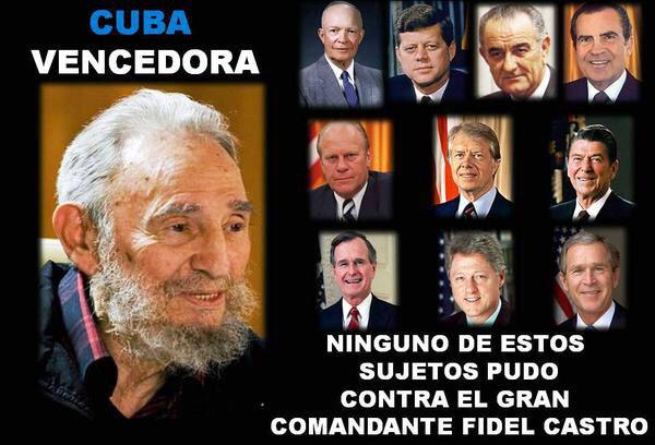 yvangil's tweet photo. Viva Fidel!!! El Bloqueo Fracasó como cualquier iniciativa contra pueblos. Es otro Vietnam de los que el Che pidió! http://t.co/QtdqPw5wxj
