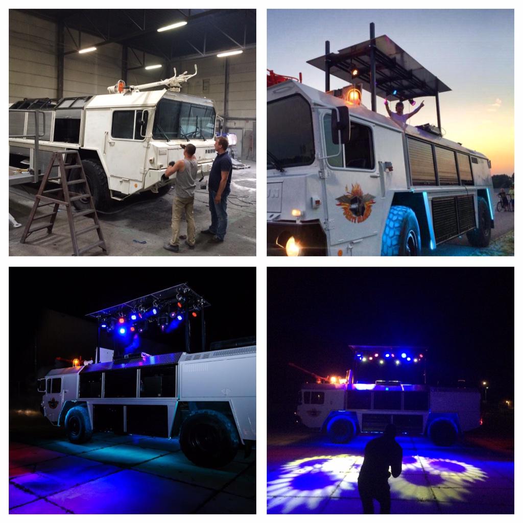 Tatarataa. hij is klaar!... rijdende DJ Booth TE HUUR voor popup-party's, merkactivaties,beursstands,events,festivals