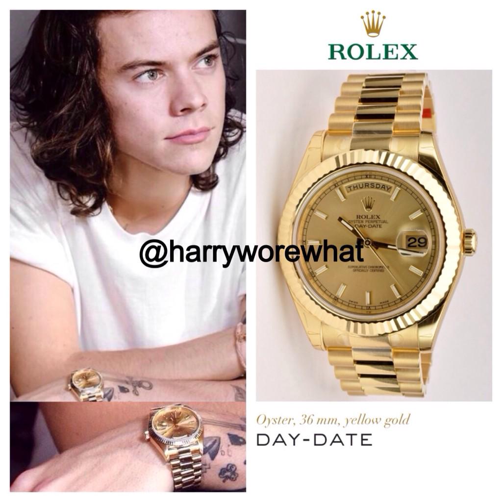 Harry wore a Rolex \