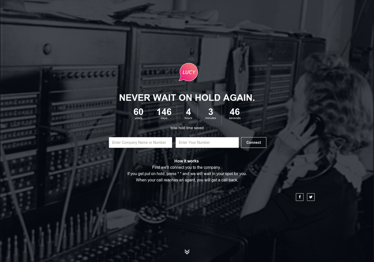 ProductHunt's tweet photo. Lucy Phone: Never wait on hold again http://t.co/pL9vaOKHTc via @rwguinee on @producthunt http://t.co/heKPADevb3