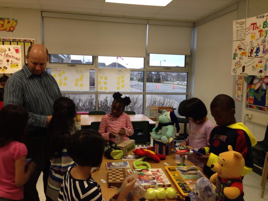 Freen78's tweet photo. Learning money in grade three by creating a class mall. http://t.co/J0OolHzY7E