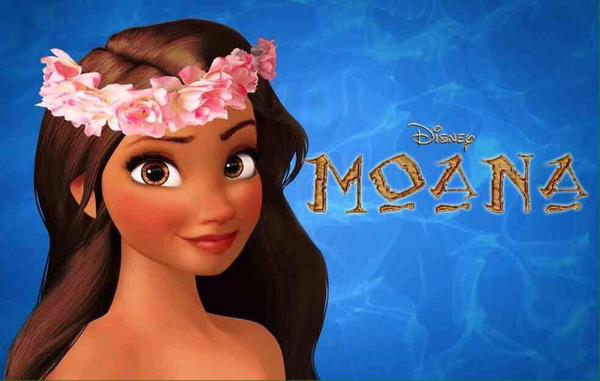 In 2016 we'll meet the next addition to the Disney princesses. Moana, the Polynesian princess.