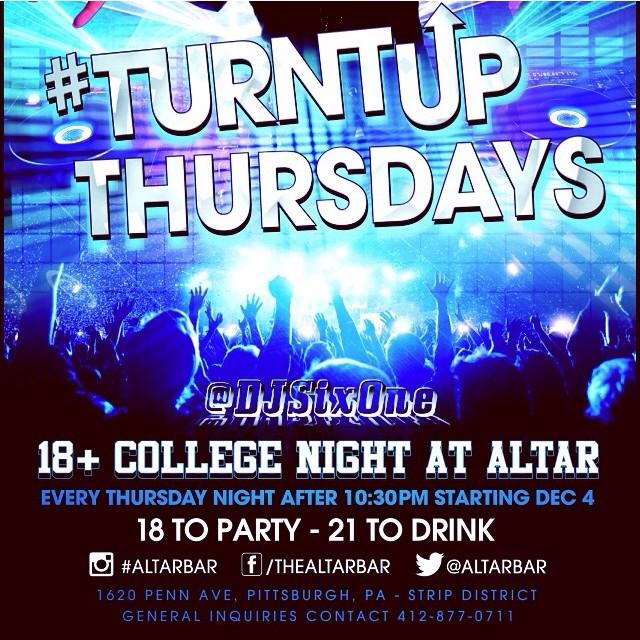 WhimPittsburgh's tweet photo. #RP this picture and tag #TURNTUPTHURSDAYS and enter for a chance to win a VIP section. http://t.co/MhgDr3CW33