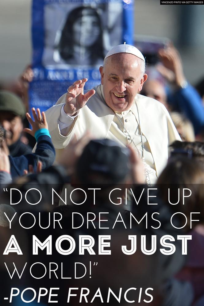   Happy birthday, Pope Francis 