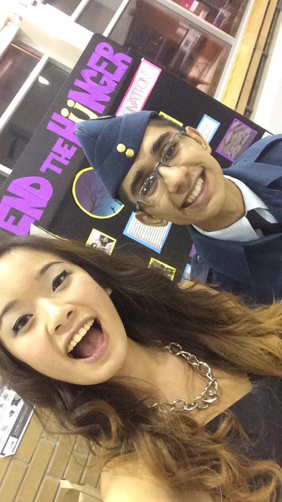 EndHungerBCSS's tweet image. two of our reps today organized a quick food drive at the 132 Spitfire Squadron mess dinner tonight! @bcssbucks