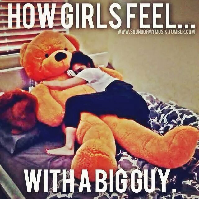Perks of dating a big guy