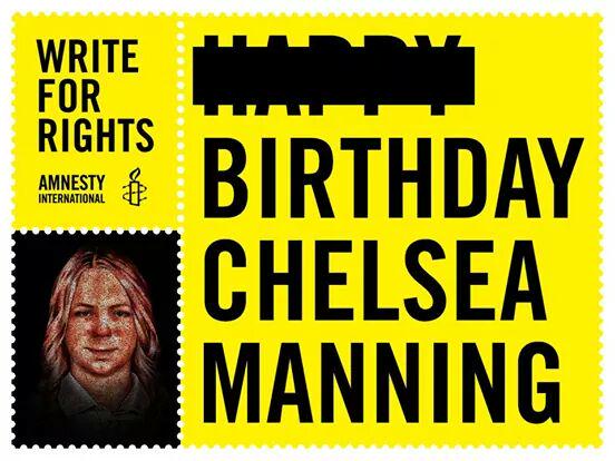 Its the birthday of Chelsea Manning but far from a happy one   