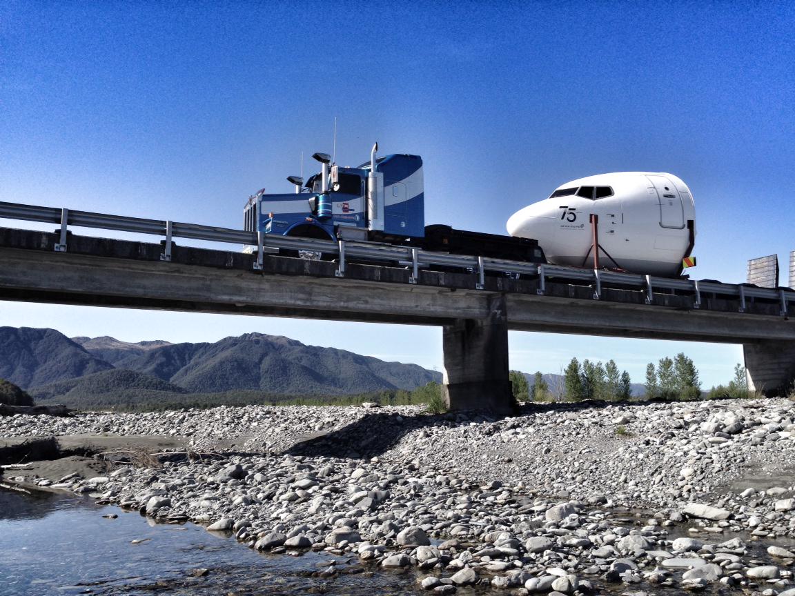 Did you follow our 737 nose roadie to <a href="/Te_Papa/">Te Papa</a>? Have a nosey at the photos from the journey! bddy.me/1wGAWPY