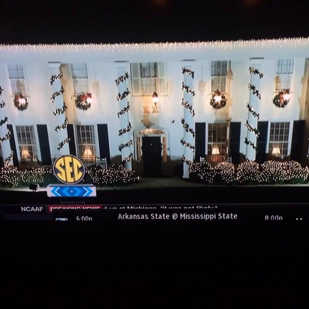 taylor_nowell's tweet photo. @SECNetwork showing the @MSU_KappaSigma house some love this evening http://t.co/jLr3TLry4R