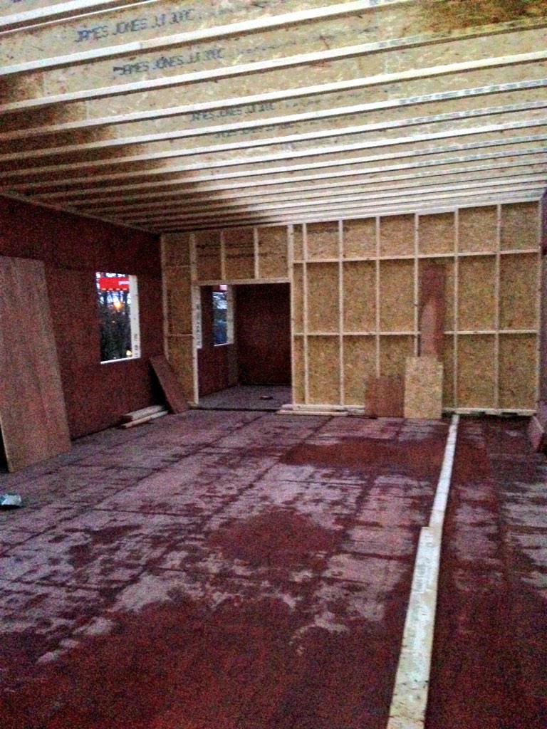 associatedtimbe's tweet image. New office and showroom taking shape quickly, moving in date get closer #newbeginning #future