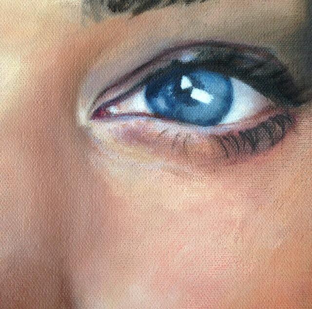 DevanKey's tweet photo. Finishing up a new painting! TAG who u think it is! http://t.co/asTDGiazq0