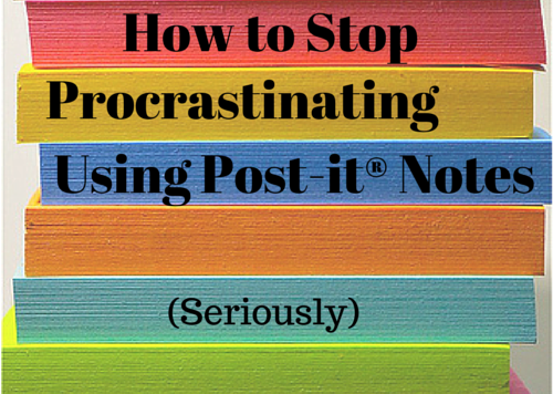 Newest on the OneHabit Blog: How to Stop Procrastinating Using Post-It® Notes onehabit.net/postit/ <a href="/One_Habit/">One Habit</a>