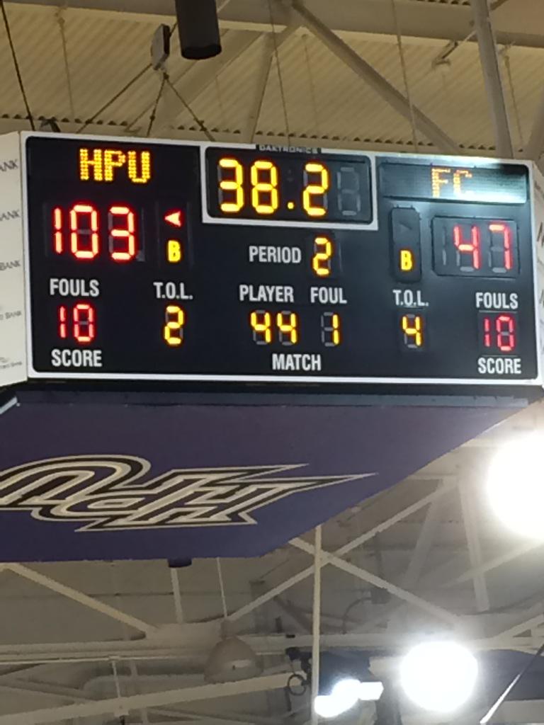 KurtLimbacher's tweet image. Hung a hundred on &apos;em #HPUMBB