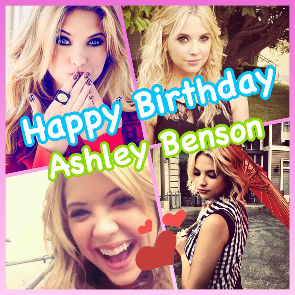    Happy Birthday Ashley Benson  Im a big fan of you .
I love u     