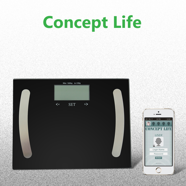 ConceptLifeHK's tweet photo. Concept Life Bluetooth Scale with combine body fat, map, food calories info, report, share social network in one app. http://t.co/qVt3JiupiT
