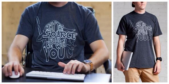 techthreadsco's tweet image. Meet the 'May The #SourceCode Be With You' t-shirt: goo.gl/r4vwr2 #techgifts #techmas #web #StockingStuffers