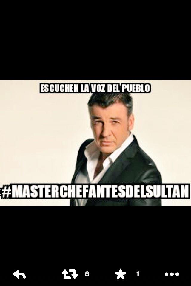 Vamos a retwittear !!!!  #MasterChefReingreso