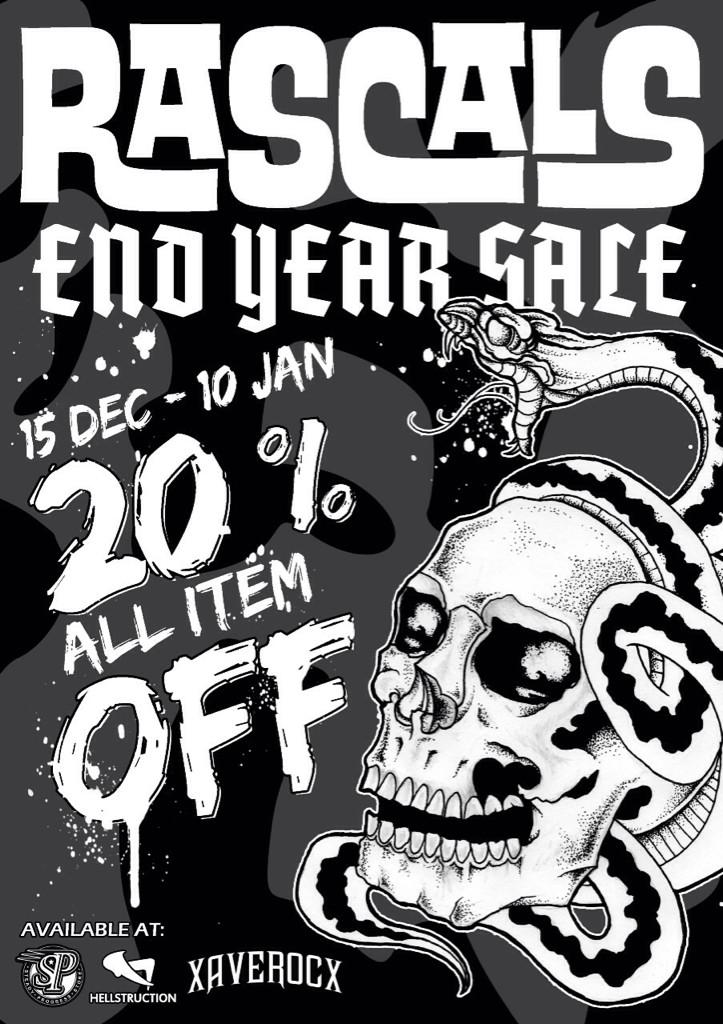 HELLO FELLAS RASCALS MC END YEAR SALE GET 20% OFF ALL ITEM
Follow IG and twitter : <a href="/Rascalsmc/">Rascals Mtrcyclothes</a>
Pin : 75A58AB5