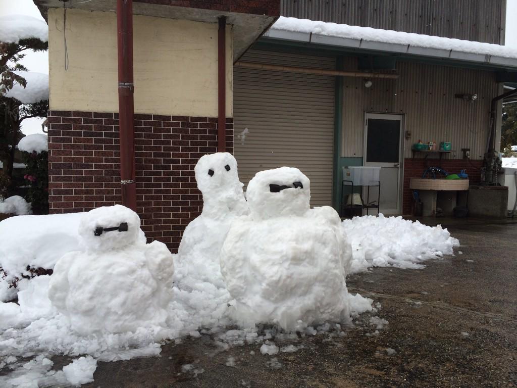 今年の雪だるまはベイマックスが流行しそう Togetter 今年の雪だるまはベイマックスが流行しそう Togetter