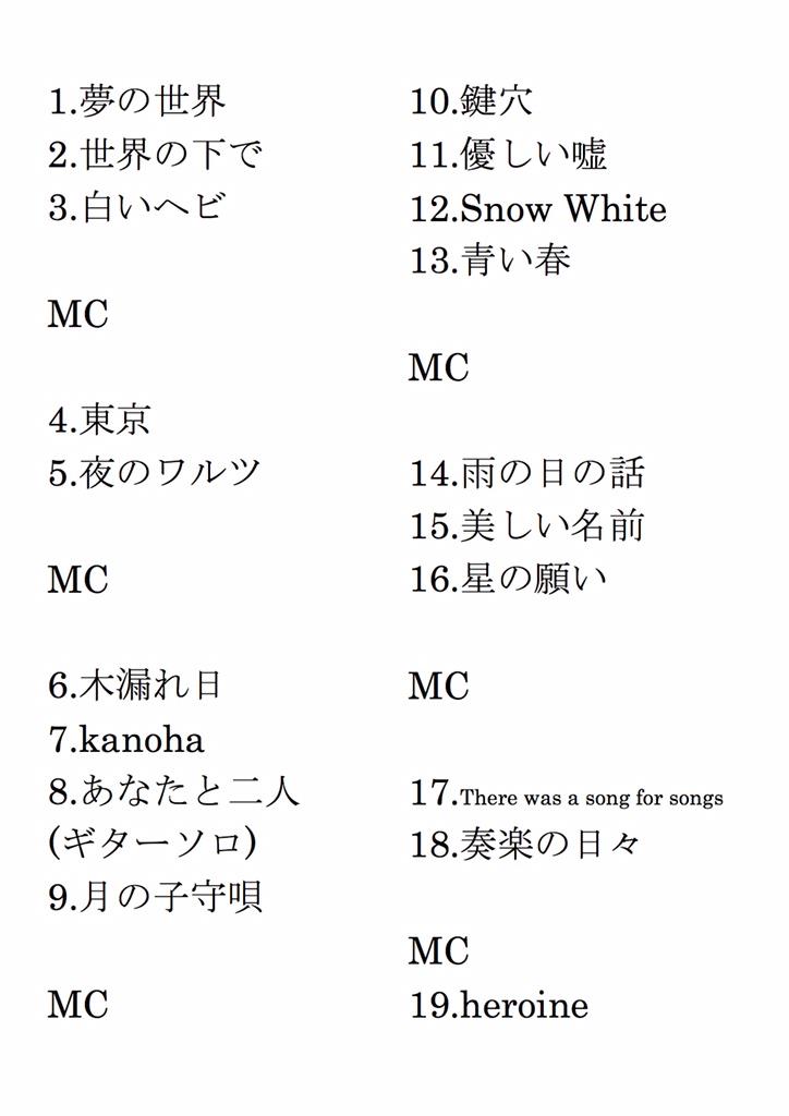 from a novel音源 「もう一度空で逢えたら」「Who's film」