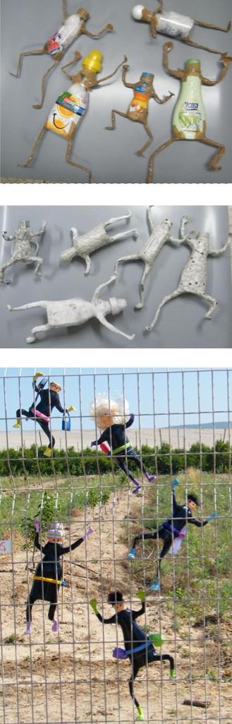 Tip #930: poppetjes van plastic flessen (van Pinterest)