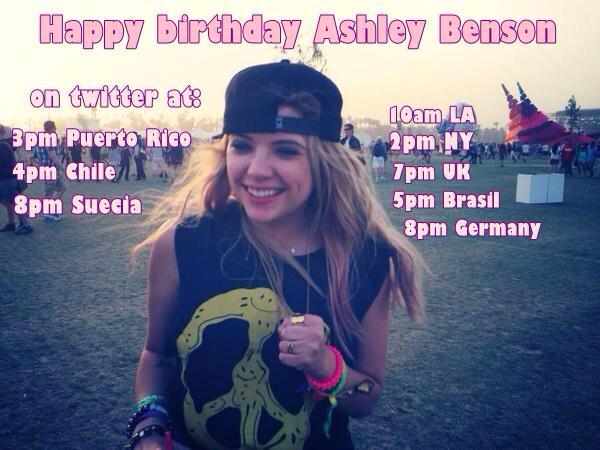 " happy birthday Ashley Benson" 