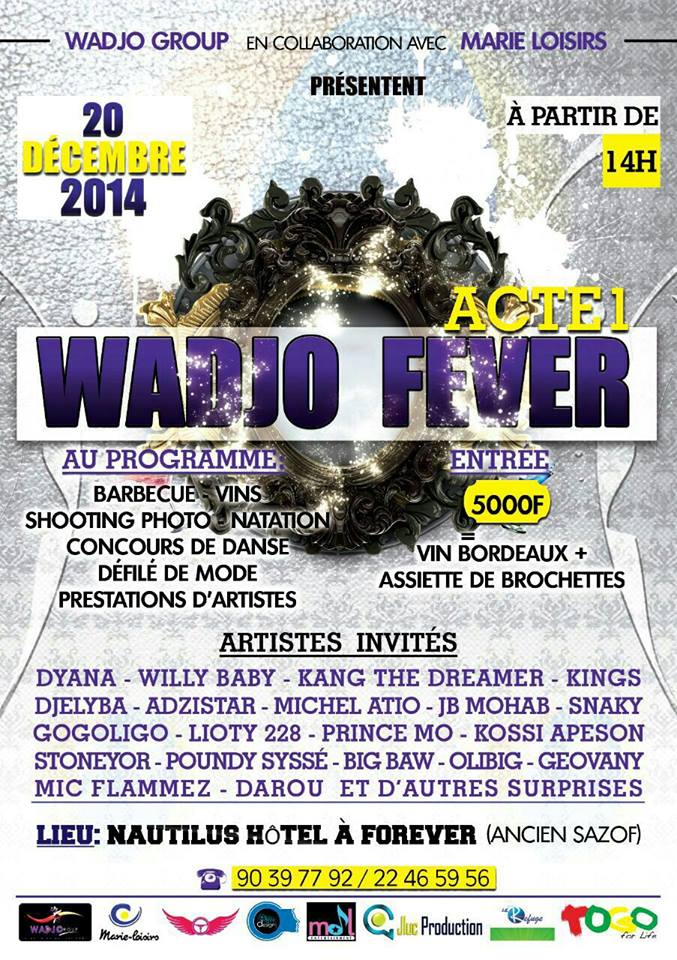 IMPECGROUPE's tweet photo. @IMPECGROUPE Retrouvez-nous sur le show de WADJO FEVER ce samedi 20 décembre à 14H 00 à Nautilus Hôtel à Forever. http://t.co/kKq12g3Ph5